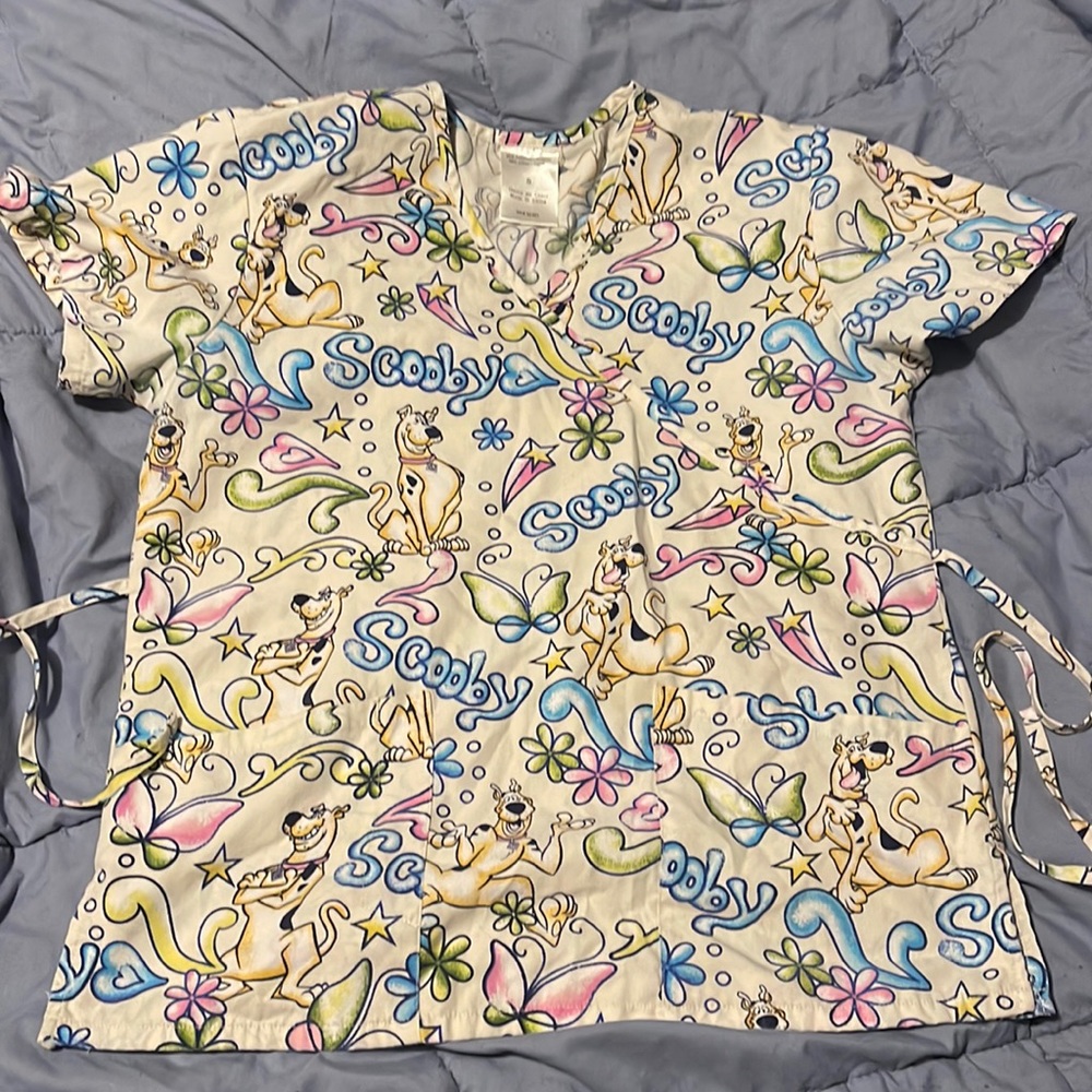 Scrub top, Scooby Doo, small